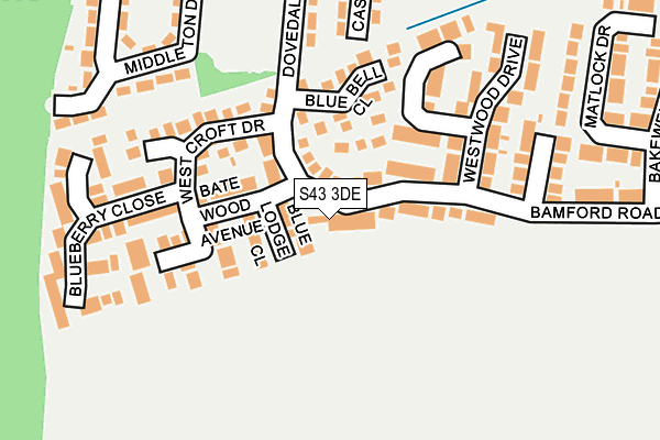 S43 3DE map - OS OpenMap – Local (Ordnance Survey) S43 3DE map - OS OpenMap – Local (Ordnance Survey)