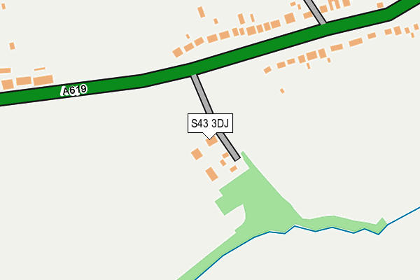 S43 3DJ map - OS OpenMap – Local (Ordnance Survey) S43 3DJ map - OS OpenMap – Local (Ordnance Survey)
