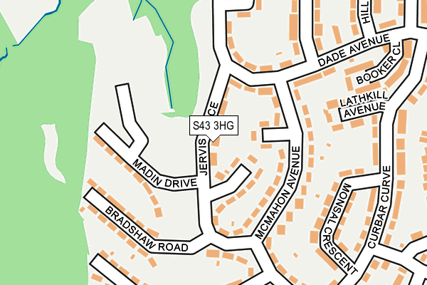 S43 3HG map - OS OpenMap – Local (Ordnance Survey) S43 3HG map - OS OpenMap – Local (Ordnance Survey)