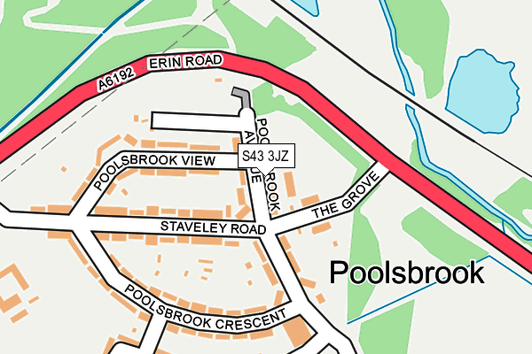 S43 3JZ map - OS OpenMap – Local (Ordnance Survey) S43 3JZ map - OS OpenMap – Local (Ordnance Survey)