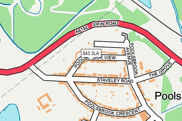 S43 3LA map - OS OpenMap – Local (Ordnance Survey) S43 3LA map - OS OpenMap – Local (Ordnance Survey)