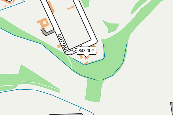 S43 3LG map - OS OpenMap – Local (Ordnance Survey) S43 3LG map - OS OpenMap – Local (Ordnance Survey)