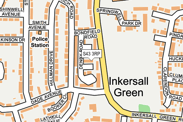 S43 3RP map - OS OpenMap – Local (Ordnance Survey) S43 3RP map - OS OpenMap – Local (Ordnance Survey)
