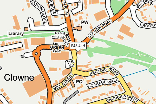 S43 4JH map - OS OpenMap – Local (Ordnance Survey) S43 4JH map - OS OpenMap – Local (Ordnance Survey)