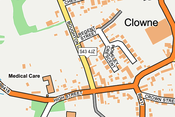 S43 4JZ map - OS OpenMap – Local (Ordnance Survey) S43 4JZ map - OS OpenMap – Local (Ordnance Survey)