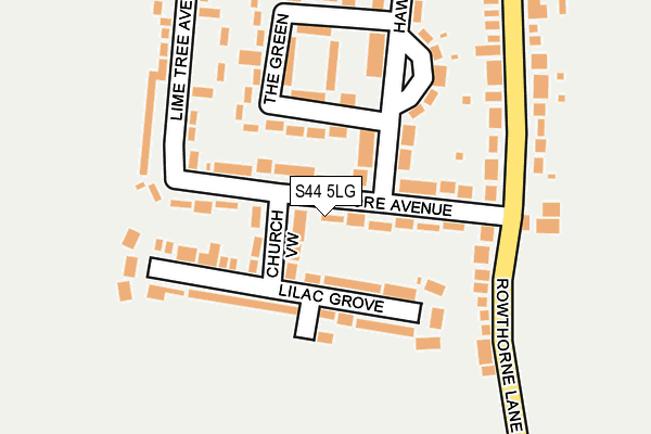 S44 5LG map - OS OpenMap – Local (Ordnance Survey) S44 5LG map - OS OpenMap – Local (Ordnance Survey)