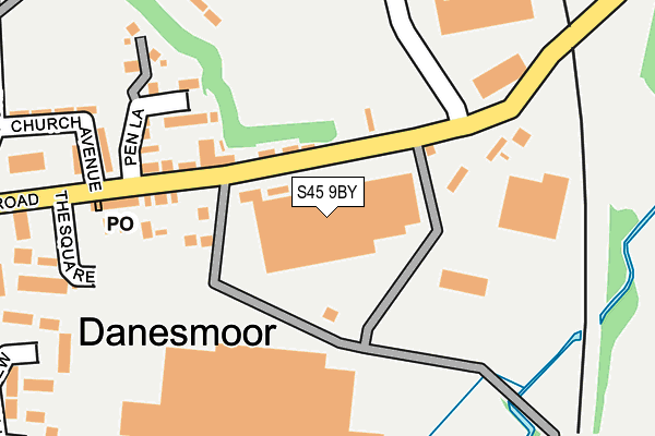 S45 9BY map - OS OpenMap – Local (Ordnance Survey) S45 9BY map - OS OpenMap – Local (Ordnance Survey)