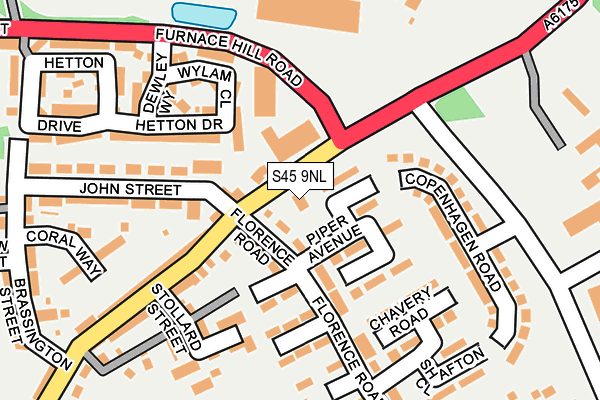 S45 9NL map - OS OpenMap – Local (Ordnance Survey) S45 9NL map - OS OpenMap – Local (Ordnance Survey)