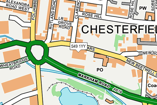 S49 1YY map - OS OpenMap – Local (Ordnance Survey) S49 1YY map - OS OpenMap – Local (Ordnance Survey)