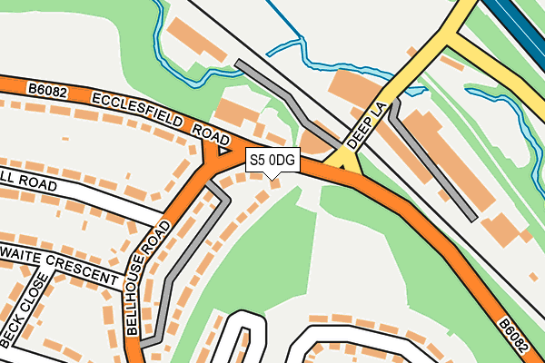 S5 0DG map - OS OpenMap – Local (Ordnance Survey) S5 0DG map - OS OpenMap – Local (Ordnance Survey)