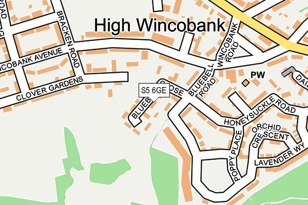 S5 6GE map - OS OpenMap – Local (Ordnance Survey) S5 6GE map - OS OpenMap – Local (Ordnance Survey)