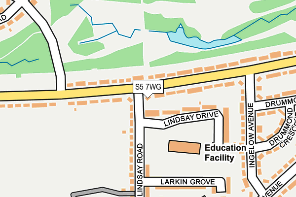 S5 7WG map - OS OpenMap – Local (Ordnance Survey) S5 7WG map - OS OpenMap – Local (Ordnance Survey)