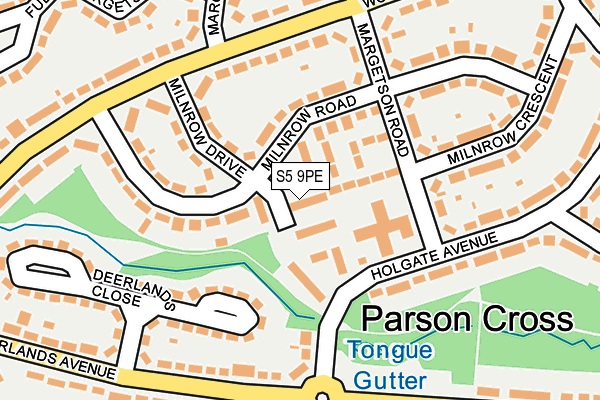 S5 9PE map - OS OpenMap – Local (Ordnance Survey) S5 9PE map - OS OpenMap – Local (Ordnance Survey)