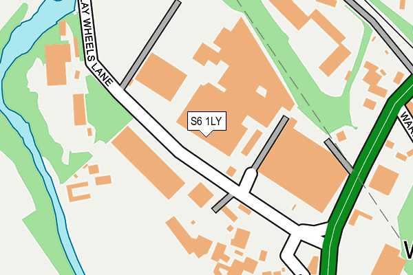 S6 1LY map - OS OpenMap – Local (Ordnance Survey) S6 1LY map - OS OpenMap – Local (Ordnance Survey)