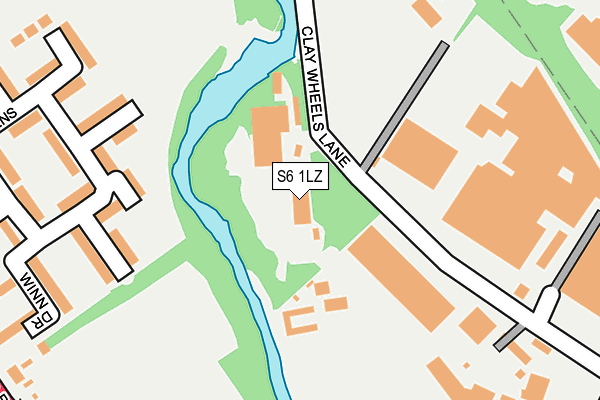 S6 1LZ map - OS OpenMap – Local (Ordnance Survey) S6 1LZ map - OS OpenMap – Local (Ordnance Survey)