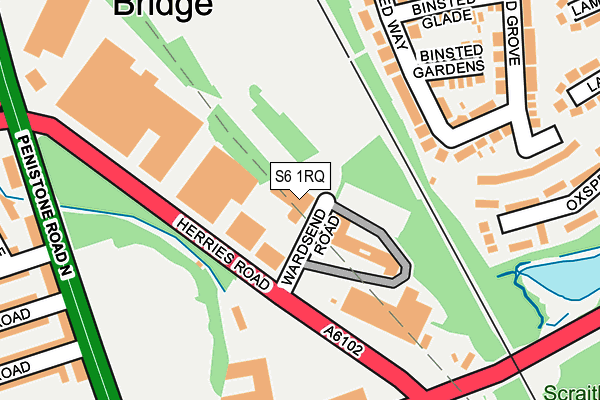 S6 1RQ map - OS OpenMap – Local (Ordnance Survey) S6 1RQ map - OS OpenMap – Local (Ordnance Survey)