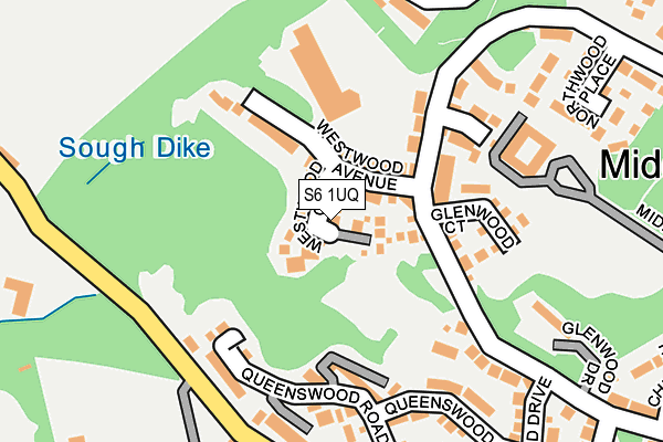 S6 1UQ map - OS OpenMap – Local (Ordnance Survey) S6 1UQ map - OS OpenMap – Local (Ordnance Survey)