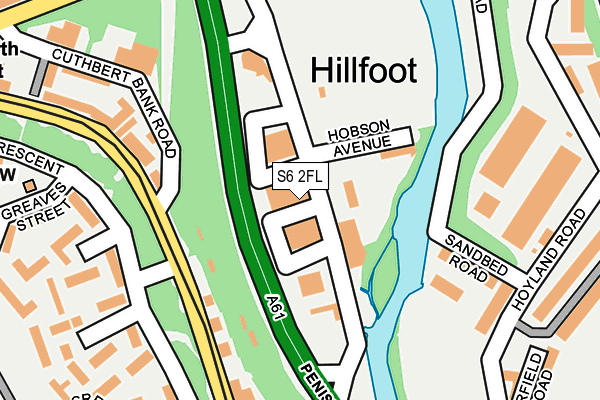 S6 2FL map - OS OpenMap – Local (Ordnance Survey) S6 2FL map - OS OpenMap – Local (Ordnance Survey)