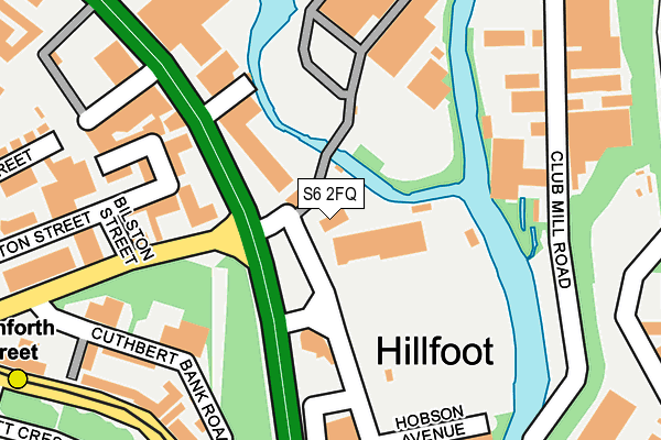 S6 2FQ map - OS OpenMap – Local (Ordnance Survey) S6 2FQ map - OS OpenMap – Local (Ordnance Survey)