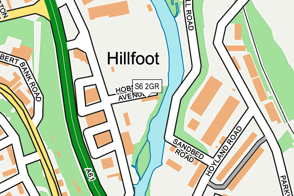 S6 2GR map - OS OpenMap – Local (Ordnance Survey) S6 2GR map - OS OpenMap – Local (Ordnance Survey)