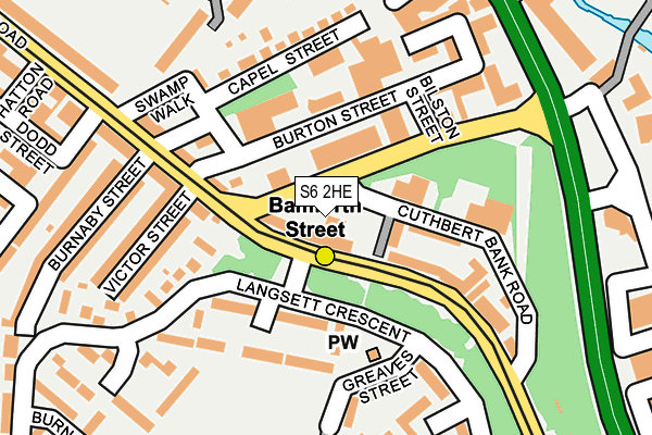 S6 2HE map - OS OpenMap – Local (Ordnance Survey) S6 2HE map - OS OpenMap – Local (Ordnance Survey)