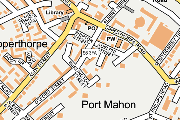 S6 3FA map - OS OpenMap – Local (Ordnance Survey) S6 3FA map - OS OpenMap – Local (Ordnance Survey)
