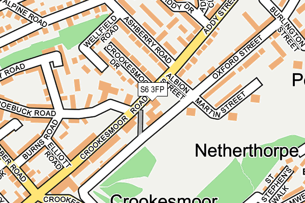 S6 3FP map - OS OpenMap – Local (Ordnance Survey) S6 3FP map - OS OpenMap – Local (Ordnance Survey)