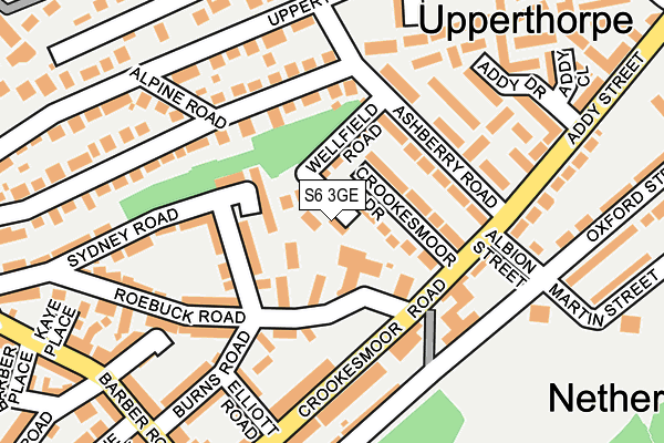 S6 3GE map - OS OpenMap – Local (Ordnance Survey) S6 3GE map - OS OpenMap – Local (Ordnance Survey)