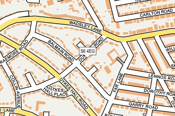 S6 4EG map - OS OpenMap – Local (Ordnance Survey) S6 4EG map - OS OpenMap – Local (Ordnance Survey)