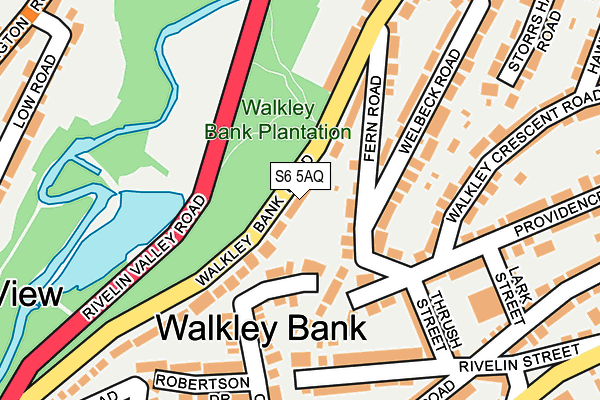 S6 5AQ map - OS OpenMap – Local (Ordnance Survey) S6 5AQ map - OS OpenMap – Local (Ordnance Survey)