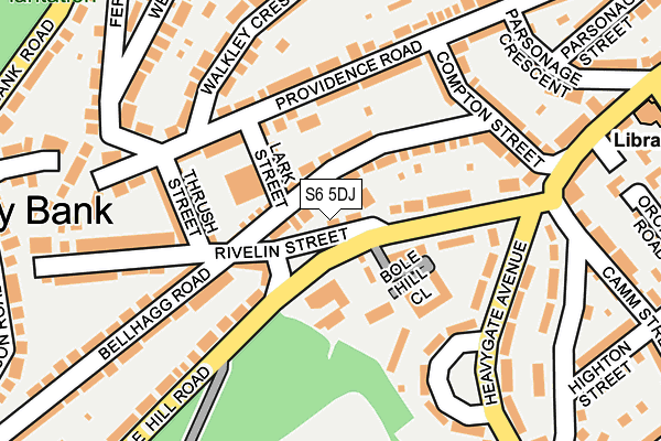S6 5DJ map - OS OpenMap – Local (Ordnance Survey) S6 5DJ map - OS OpenMap – Local (Ordnance Survey)