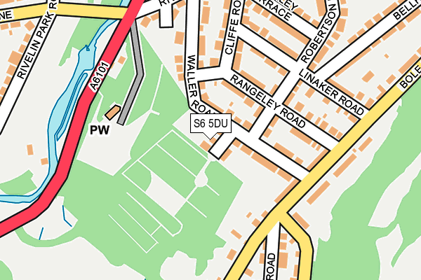 S6 5DU map - OS OpenMap – Local (Ordnance Survey) S6 5DU map - OS OpenMap – Local (Ordnance Survey)