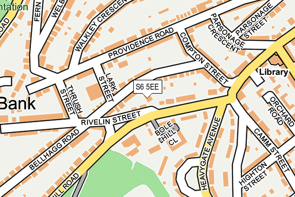 S6 5EE map - OS OpenMap – Local (Ordnance Survey) S6 5EE map - OS OpenMap – Local (Ordnance Survey)