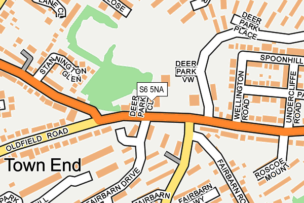S6 5NA map - OS OpenMap – Local (Ordnance Survey) S6 5NA map - OS OpenMap – Local (Ordnance Survey)