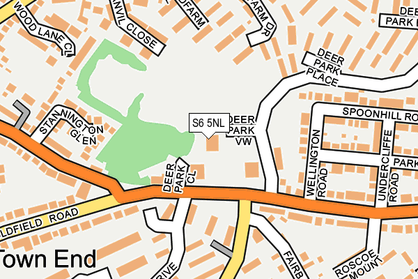 S6 5NL map - OS OpenMap – Local (Ordnance Survey) S6 5NL map - OS OpenMap – Local (Ordnance Survey)