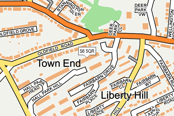 S6 5QR map - OS OpenMap – Local (Ordnance Survey) S6 5QR map - OS OpenMap – Local (Ordnance Survey)
