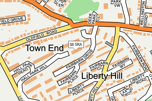 S6 5RA map - OS OpenMap – Local (Ordnance Survey) S6 5RA map - OS OpenMap – Local (Ordnance Survey)