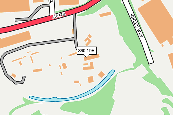 S60 1DR map - OS OpenMap – Local (Ordnance Survey) S60 1DR map - OS OpenMap – Local (Ordnance Survey)
