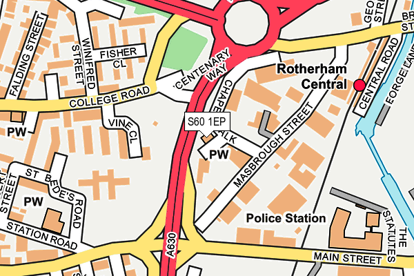 S60 1EP map - OS OpenMap – Local (Ordnance Survey) S60 1EP map - OS OpenMap – Local (Ordnance Survey)