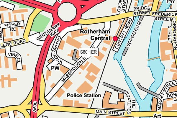 S60 1ER map - OS OpenMap – Local (Ordnance Survey) S60 1ER map - OS OpenMap – Local (Ordnance Survey)