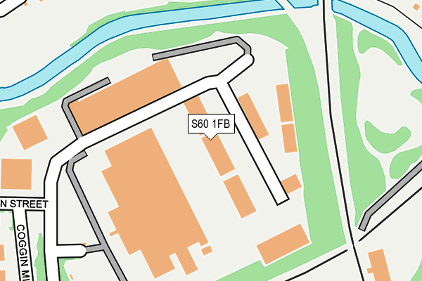 S60 1FB map - OS OpenMap – Local (Ordnance Survey) S60 1FB map - OS OpenMap – Local (Ordnance Survey)