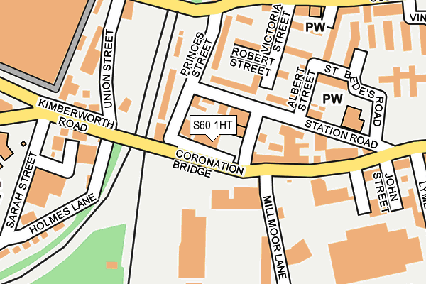 S60 1HT map - OS OpenMap – Local (Ordnance Survey) S60 1HT map - OS OpenMap – Local (Ordnance Survey)