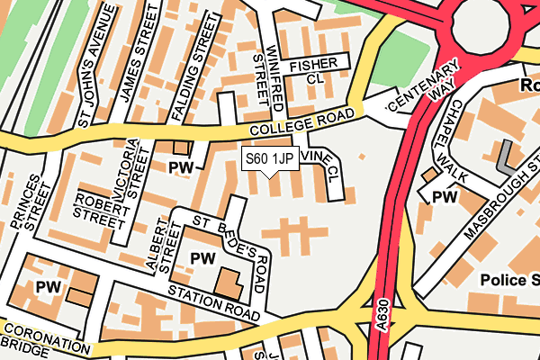 S60 1JP map - OS OpenMap – Local (Ordnance Survey) S60 1JP map - OS OpenMap – Local (Ordnance Survey)