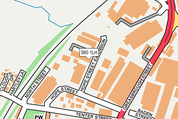 S60 1LH map - OS OpenMap – Local (Ordnance Survey) S60 1LH map - OS OpenMap – Local (Ordnance Survey)