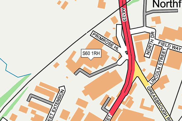S60 1RH map - OS OpenMap – Local (Ordnance Survey) S60 1RH map - OS OpenMap – Local (Ordnance Survey)
