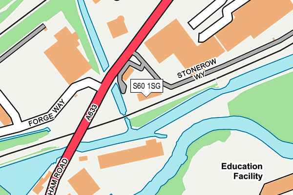 S60 1SG map - OS OpenMap – Local (Ordnance Survey) S60 1SG map - OS OpenMap – Local (Ordnance Survey)