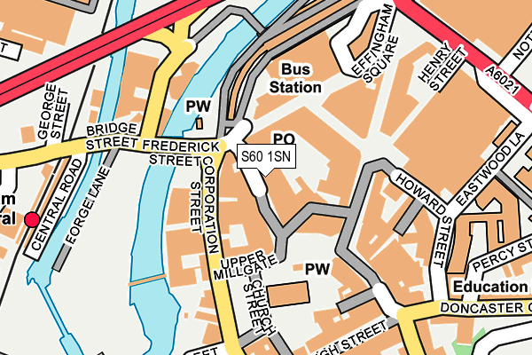 S60 1SN map - OS OpenMap – Local (Ordnance Survey) S60 1SN map - OS OpenMap – Local (Ordnance Survey)