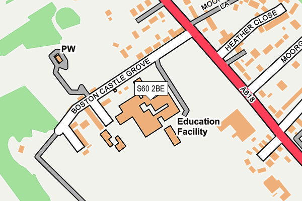 S60 2BE map - OS OpenMap – Local (Ordnance Survey) S60 2BE map - OS OpenMap – Local (Ordnance Survey)