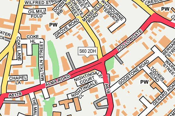 S60 2DH map - OS OpenMap – Local (Ordnance Survey) S60 2DH map - OS OpenMap – Local (Ordnance Survey)