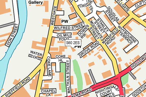 S60 2ES map - OS OpenMap – Local (Ordnance Survey) S60 2ES map - OS OpenMap – Local (Ordnance Survey)